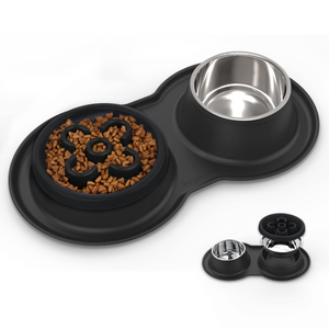 4 I 1 Slow Feeded Dog Feeded Bowl