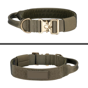 Militärt justerbart hundhalsband Heavy Duty Hundhalsband 