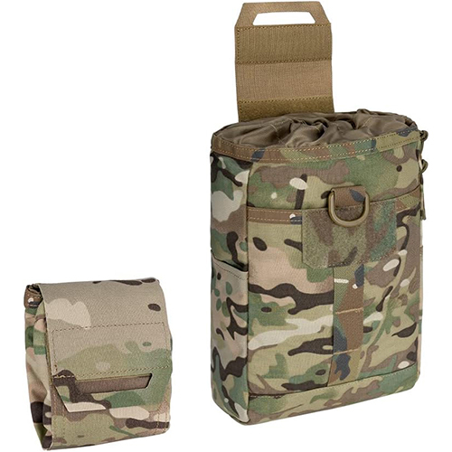Tactical Pouches Mag-påsar med dragsko Vikbara för att vika dumppåse#981