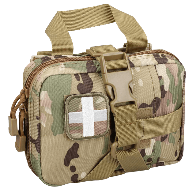 Tactical EMT Pouch, Rip-Away Molle Medical Pouchs IFAK Tear-Away First Away Kit Emergency Survival Bag för resor utomhusvandring